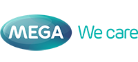 MEGA We care logo